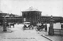 Le premier bâtiment voyageurs de la gare détruit en 1930