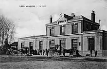 La gare vers 1900