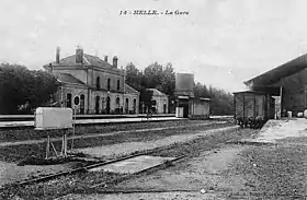 intérieur de la gare vers 1900