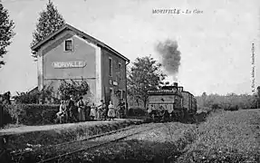 Ancienne gare (Carte postale début 1900).