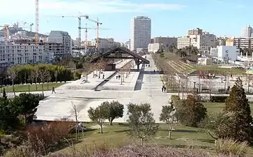 Marseille Parc du 26e, vue du belvédère