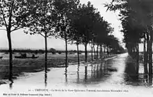 la levée inondée en 1896