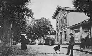 La gare vers 1920.