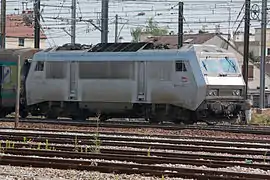 La locomotive BB 26005 en tête du train no 3657.