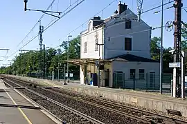 La gare de Thomery.