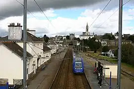 Vue de la passerelle.