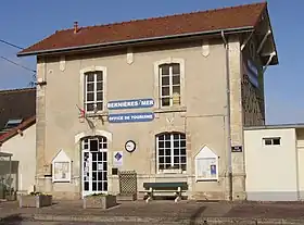 L'ancienne gare de Bernières-sur-Mer.