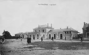 L'ancienne gare en 1900.
