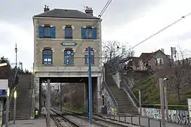 Gare des Coteaux à Saint-Cloud.