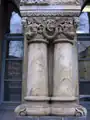 Gare de Metz (début du XXe siècle). Décor avec colonnes géminées.