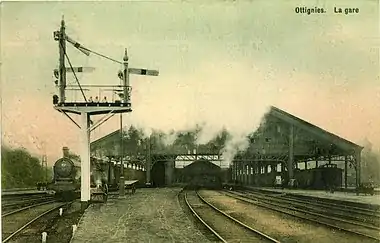 La gare vers 1900.