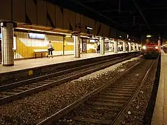 La gare du RER C avant sa rénovation.