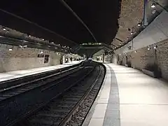 Vue de la gare, en regardant vers Gare d'Austerlitz.