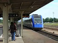 X72500 Basse-Normandie en gare d'Argentan.