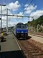 Z 7362 à la gare d'Argenton-sur-Creuse.