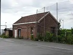 Halle à marchandises.