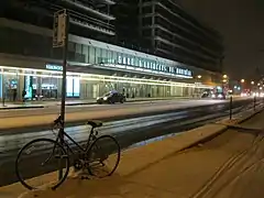 L'Îlot Voyageur, la nuit.