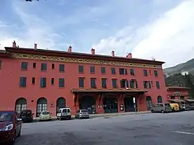 Breil-sur-Roya La façade du B.V. côté cour