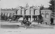 Gare annexe de Cambrai, 1913.