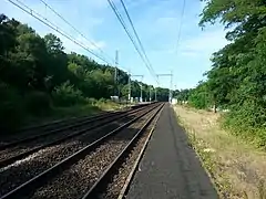 Vue du quai pour Châteauroux.