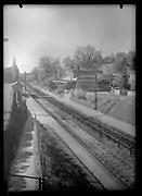 L'ancienne gare vue depuis l'est.