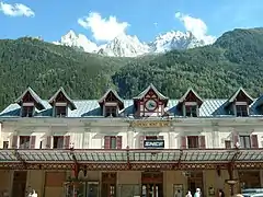 La gare de Chamonix en 2002.