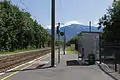 Le quai de la voie 2 en direction de Saint-Pierre-d'Albigny.