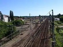 Vue de l'ensemble de la gare.