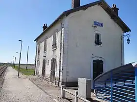 La gare de Druye, en 2015.