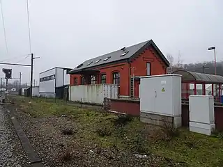 Ancienne halle à marchandises rénovée.