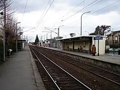 Les quais vus en direction de Pontoise.