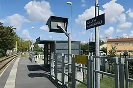 Le quai pour la direction de la gare de Toulouse Matabiau.