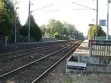 Vue générale de la gare.