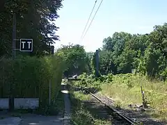 Fin de la ligne Annemasse - Genève.