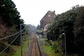 Halte vue du pont routier.