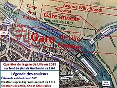 Plan Guichardin de 1567.