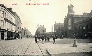 Vue sur la rue Grétry.