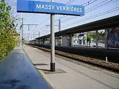 Gare de Massy-Verrières.