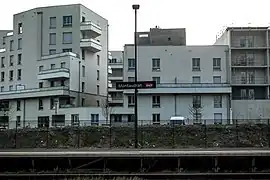 Immeubles construits à la fin des années 2010, à côté de la gare.