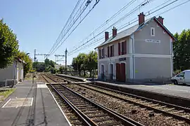 Les voies vues en direction de Brive-la-Gaillarde.