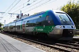 TER Nouvelle-Aquitaine à Pierre-Buffière en 2015.