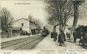 La gare vers 1900.