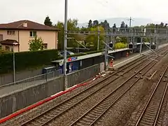 La gare en 2015, avant les travaux du Léman 2030.