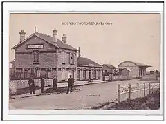 La gare de Rouvroy-sous-Lens vers 1910.