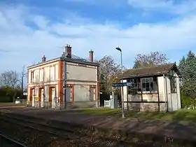 La gare de Saint-Germain-Saint-Rémy en 2010.