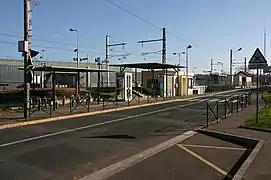 Infrastructures extérieures de la gare de Villabé.