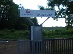 Image illustrative de l’article Gare de Wambrechies