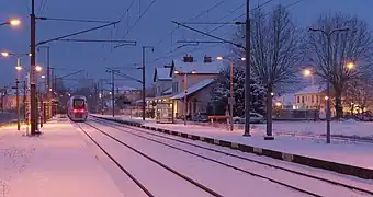 Desserte sous la neige en 2010.