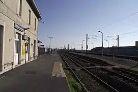 Les quais en direction de Châlons en Champagne.