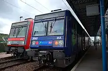 Rames Transilien en gare de Coulommiers